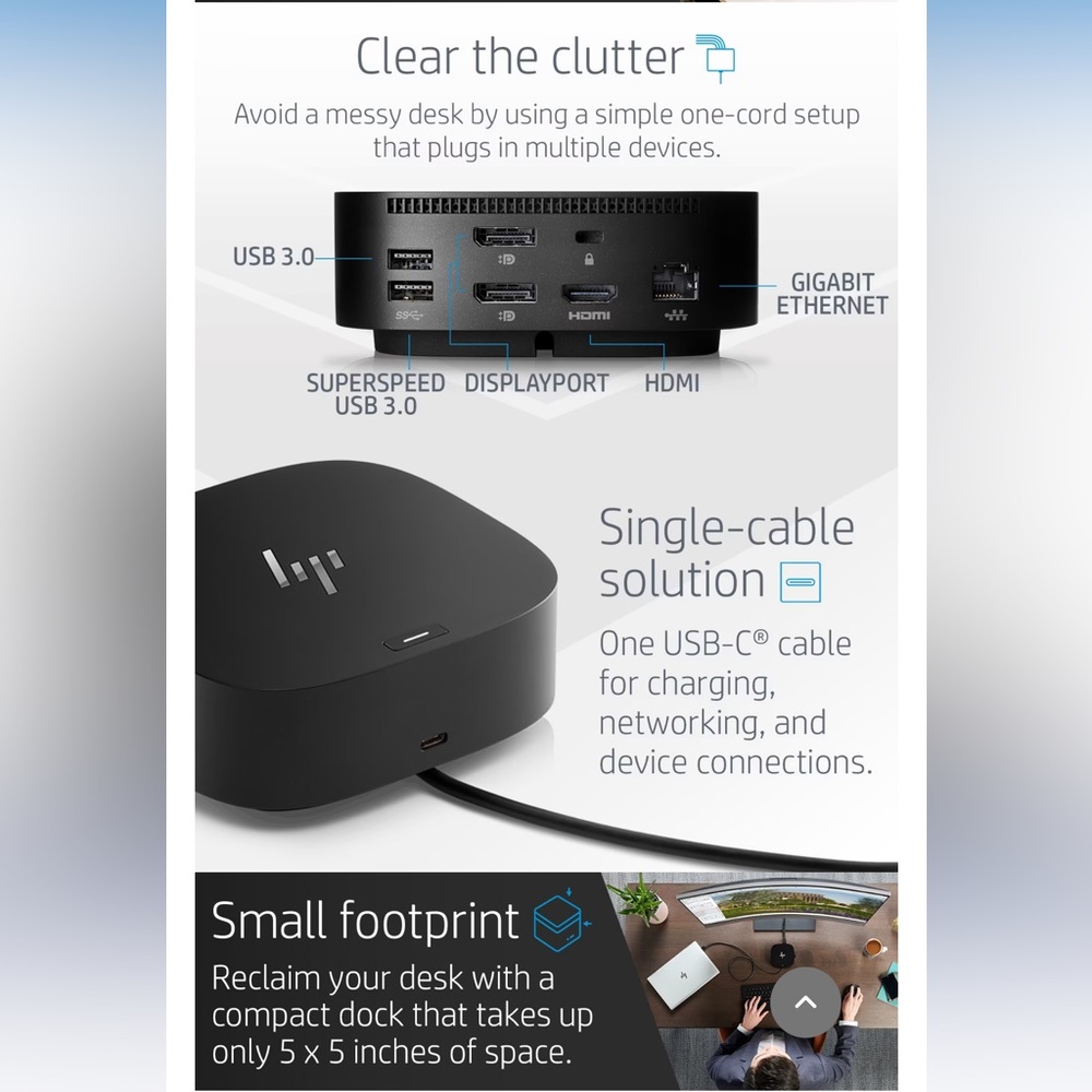 HP USB C DOCK G5